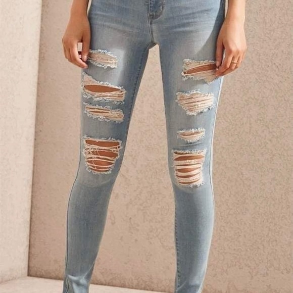 PacSun Denim - Pacsun Perfect Fit Distressed Skinny Jegging Jeans Size 25